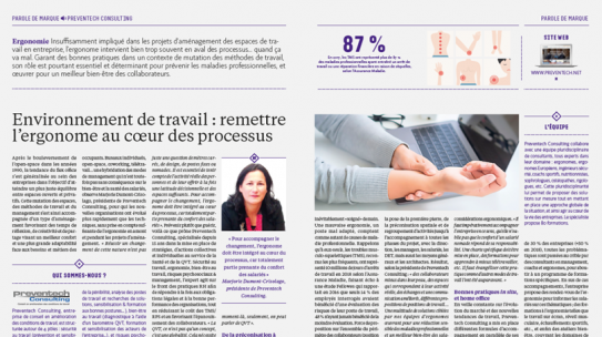 Workplace Magazine – Environnement de travail, remettre l’ergonome au coeur des processus – mai-juin 2019